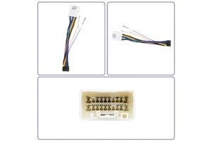 MeiHua Car Stereo Wiring Harness for Mitsubishi Low-end Cable Easier Installation Cable Connector Adapter Heat Resistant