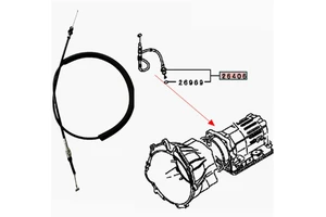 A/T Throttle Control Accel Cable for Mitsubishi Pajero