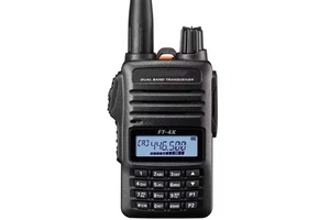 FT-4XR 5W VHF/UHF Dual Band Handheld Walkie Talkie Noise Canceling 1750mAh Li-ion Battery IP54 Water Resistant Long Range FM