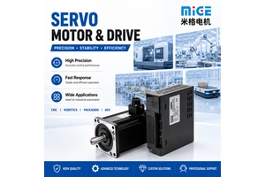 Black Brushless Servomotor Low Noise Precision Encoder Servo Motor for Robotics Packaging Machinery OEM Bulk Purchase