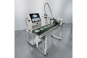 Low-Maintenance CIJ Continuous Inkjet Printer for Plastic Carton Box Paper Packing Flex High-Speed Automatic Batch Number/Dates