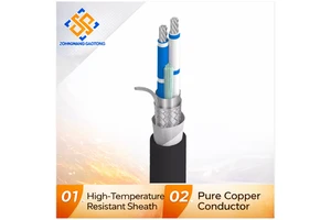 RS485 Communication Cable BMS HVAC Elevator PLC Modbus Systems 24 AWG 305m PVC Shielded Control Cable Industrial OEM Supply