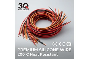 UL3122 Flexible Silicone Rubber Wire 200°C High Temp Tinned Copper Cable for UPS Data Center High Temperature Appliances