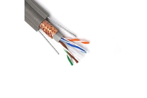 Flat Shielded Copper PVC Elevator Travelling Cat6 Cable for CCTV Camera Construction Use Multi-core Durable