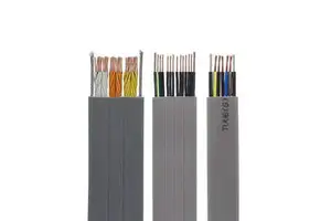 Elevator Cable Line TVVB/TVVBG/TVVBP Modern Elevator Flat Cable 1.5mm 2.5mm 4mm 6mm Flexible PVD Cable for Hospital & Hotel Use
