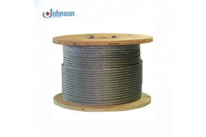 High Strength Modern Steel Wire Rope for Hotel Elevators & Lifts ISO 9001 Certified Johnson Brand