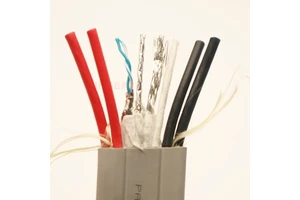TVVBP Lift Travelling Elevator Shielded Copper PE Insulated Flat Cable 300/500V