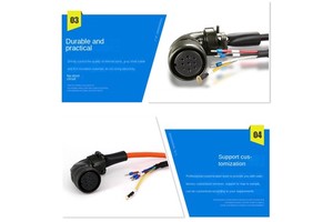 PVC Nylon Insulated Copper Servo Encoder Cable Industrial Automation Equipment Wiring Harness