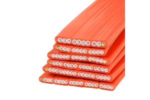 17AWG 18AWG 16AWG Copper Core Driving Flat Cable Wire TVVB 13/14/16/18/20 Core Elevator Flat Cable Electric Door Soft Flat Cable