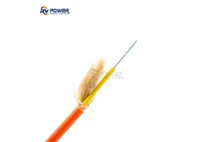 Flat LSZH Sheath 6 Core Multi-mode Optic Fiber Elevator Traveling Cable