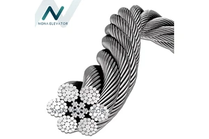 Affordable Price Elevator Parts Elevator Steel Wire Rope 8x19S-IWR 6/8/10/12mm Elevator Traction Cable
