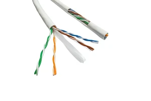 23AWG Cat6 UTP LAN Cable Lift Travelling Network Elevator for CCTV Camera ISO9001 Certified