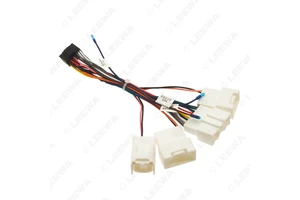Car 16pin Power Cord Wiring Harness Adapter With Canbus for Mitsubishi Pajero Sport (Europe,06-09) Installation Head Unit