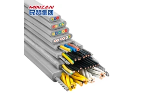 TRVVB 4 12 20 24 Core 24*0.75mm2 40c*0.75 mm Tensile Flexible Elevator Traveling Lift Cable Steel Cat6 Flat Cable for Elevators