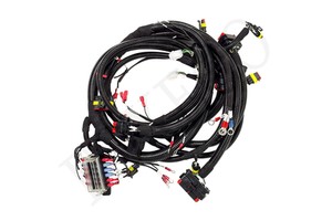FOXECO Custom Professional Electric Automobile Main Inner Wiring Harness Tinned Copper Conductor IP67 Rating Adapter Connector