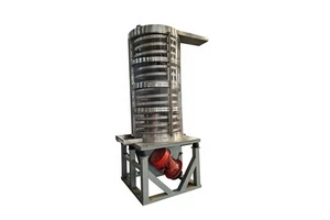 Cooling Drying Diameter 600mm Vibratory Spiral Elevator with Cover for Conveying Thermosetting Polymer, Cable Compounds