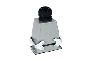 WZUMER HA-32 Heavy Duty Connector 32 Pin Top Entry Power Connector 16A 250V IP65 with Replaceable Inserts