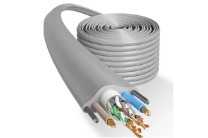 Custom Flexible PVC/LSZH Jacket CAT5/CAT6 Network Flat Elevator Cable for Monitor CCTV Camera