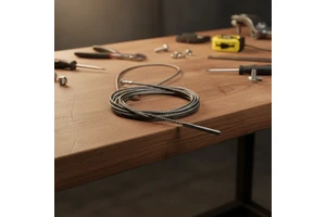 Custom Elevator Steel Wire Rope Cable Assembly With Threaded Stud Terminal for Lift Door Traction Control