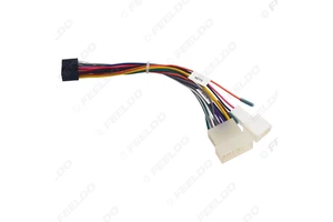 Car 16pin Power Cord Wiring Harness Adapter for Mitsubishi Lancer EX/Galant/Pajero (19-25) OEM Radio Wire Installation Head Unit