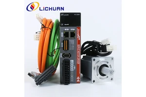 Lichuan 600W 1.91Nm EtherCAT AC Servo Motor Driver Controller Kit 3000rpm 17bit Incremental Encoder 60M01930B+LC10E