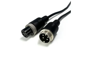 Custom GX16 5 Pin Waterproof Aviation Hybrid Cable Closed Loop Stepper Motor with Encoder Combo Wire