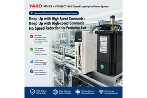 JLE CNC TECH YAKO MS-S3 Pulse-Type Low-Power Hybrid Servo Stepper Drive 8.2Nm Motor AC 30-80V for Wood Router