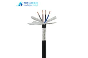 TRVVP High Flexible Shielded Cable 2 3 4 5 6 7 8Core 0.3 0.5 0.75mm Servo Encoder Cable Chain Cable Bend-resistant Cable