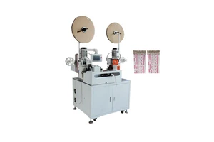 Fully Automatic Double Head Flat Ribbon Cable Terminal Crimping Machine - Mitsubishi Servo Model