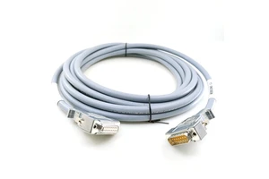 Soar LKS-008 DB15 Male Female Connector High Flexibility Shielded IP67 Industrial Encoder Extension Cable 5M Silver-Plated