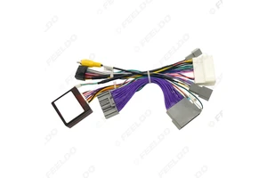 Car 16pin Power Cord Wiring Harness Adapter With Canbus Box for Mitsubishi Outlander 2020 Installation Head Unit