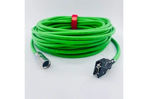 Compatible SIEMENS SINAMICS V90 Series Incremental Encoder Signal Cable 6FX3002-2CT12-1BF0 15m Straight M23 Connector Plug PVC