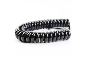 Customized 8 9 10 11 12 Core Wire Coiled Spiral PU Cable 0.3 0.5 0.75 mm Electric Encoder Coil Spring Power Signal Cable