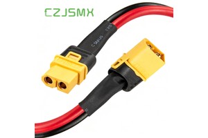 MingXin Flexible XT60 Wire Harness 4AWG 48V 50A High Precision Crimped RoHS Listed