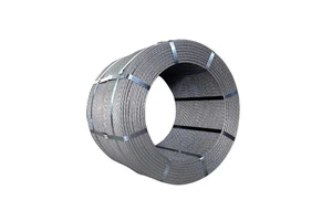 Cold Rolled Hot Rolled Galvanized Stainless Steel 1X19 7X7 7X19 Elevators Steel Wire Rope Cable