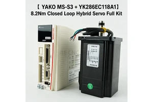 JLE CNC TECH Original YAKO MS-S3 Pulse-Type Low-Power Hybrid Servo Stepper Driver Digital Display for CNC Router