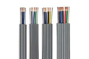 Multi Cores Double Steel Wire Flexible Elevator Flat Elevator Cable Travelling Cable for Elevator System