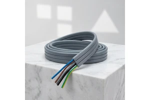 TVVBPG Steel Wire Reinforced Flat Elevator Travelling Cable Copper High Tensile Anti-EMI Lift Suspension Control Wire