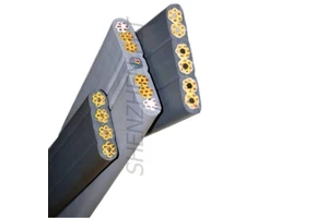 Multi Cores Shielded Flat Elevator Cable for Building
