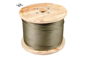 8*19 S FC Iwrc Elevator Steel Wire Rope Cable Rope for Lifting Traction Hoisting 8X19 Seale 8mm 10mm 12mm 16mm 1370/1770 Factory