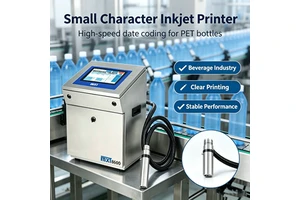 New Automatic Batch Coding Inkjet Printer CIJ Solvent Ink Coder for Eggs Bottles Wires Cables Continuous Printing