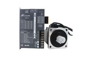 Lichuan Low Voltage 48V19A 3000RPM 2.4N.m Servo Motor Driver Controller Kit 750W DC Servo Motor Drivers Kit for Drilling Machine