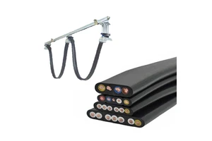 H05VVH6-F/H07VVH6-F Flat Flexible Copper Conductor PVC Sheath Elevator Traveling Cable