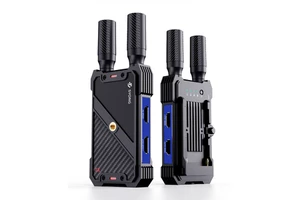 SYONG 4K 400M Wireless HDMI Extenders 1080P 60Hz Point to Multi-Point (4pc) NP-F Series Chargeable Battery Local Loop Out