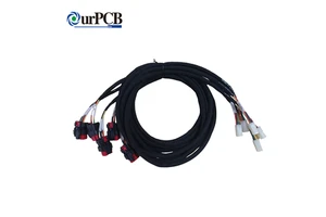 Customized Automotive Steering Wheel Wiring Harness for Car Terminal Waterproof Connector Switch Assembly Control Truck