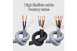 Flexible Cable 2 3 4 6 8 12 16 44 Cores Control Cable 12awg 16awg 18awg 20awg 22awg Marine CNC Machine Robot Tank Elevator Crane