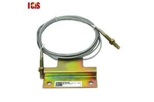 16201907-D OP=1100, Elevator Landing Door Steel Wire Rope Assembly, Hall Door Linkage Wire Rope, Elevator Spare Parts