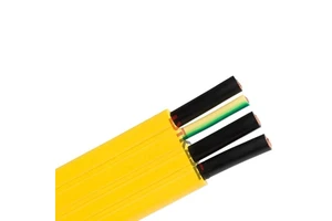 Elevator Flat cables cables control traveling Cable with fiber optic optional