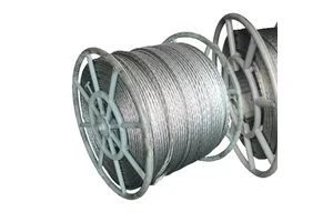 Suntech Anti-Rotation Braided Pilot Wire Rope Galvanized Steel Cable for Power Transmission Line Tower Crane Elevators