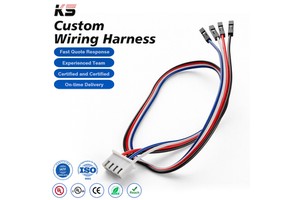 Electronic Wiring Connector Wire Harness Cable Assembly Custom 0.8-2.54Mm Pitch 1-40Pin Jst Ph Xh Gh Zh Sh Molex Dupont Sur